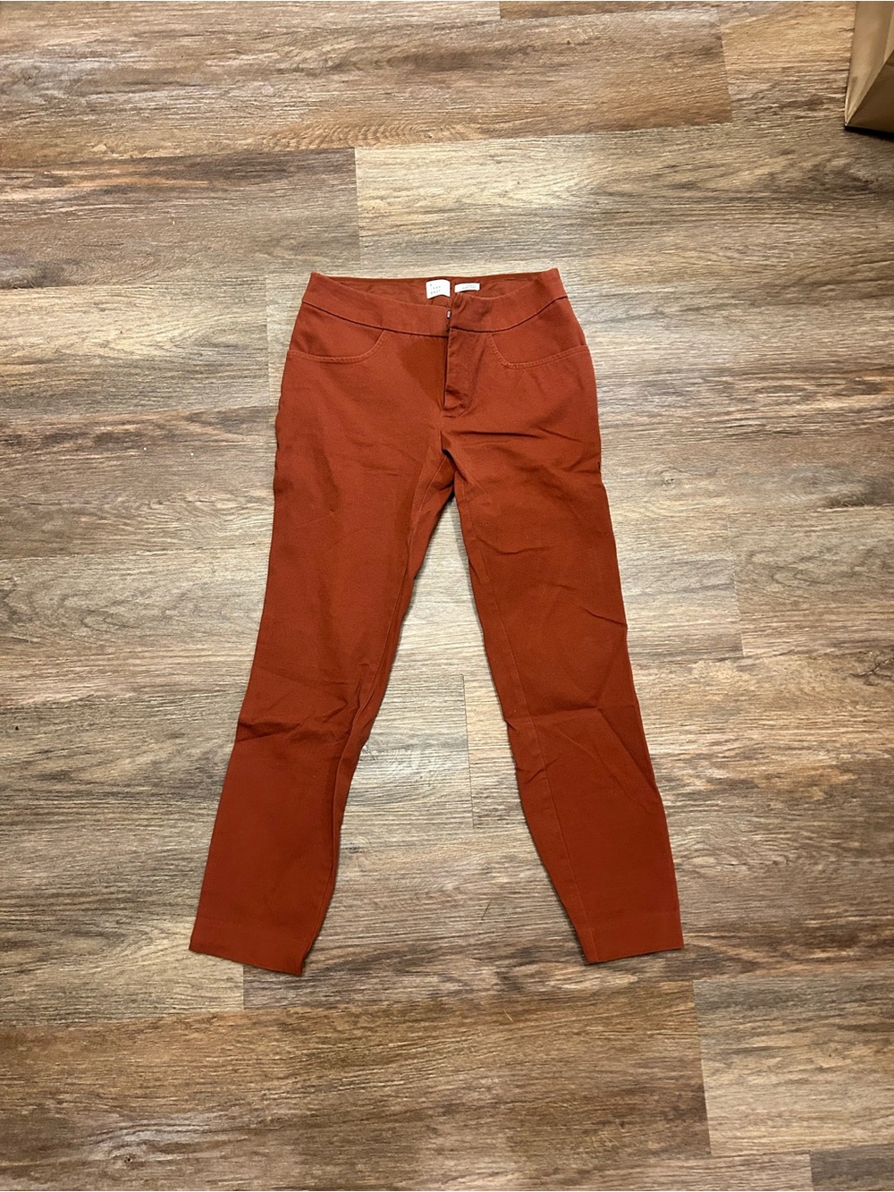 A new day Rust Orange Straight Dress Pants